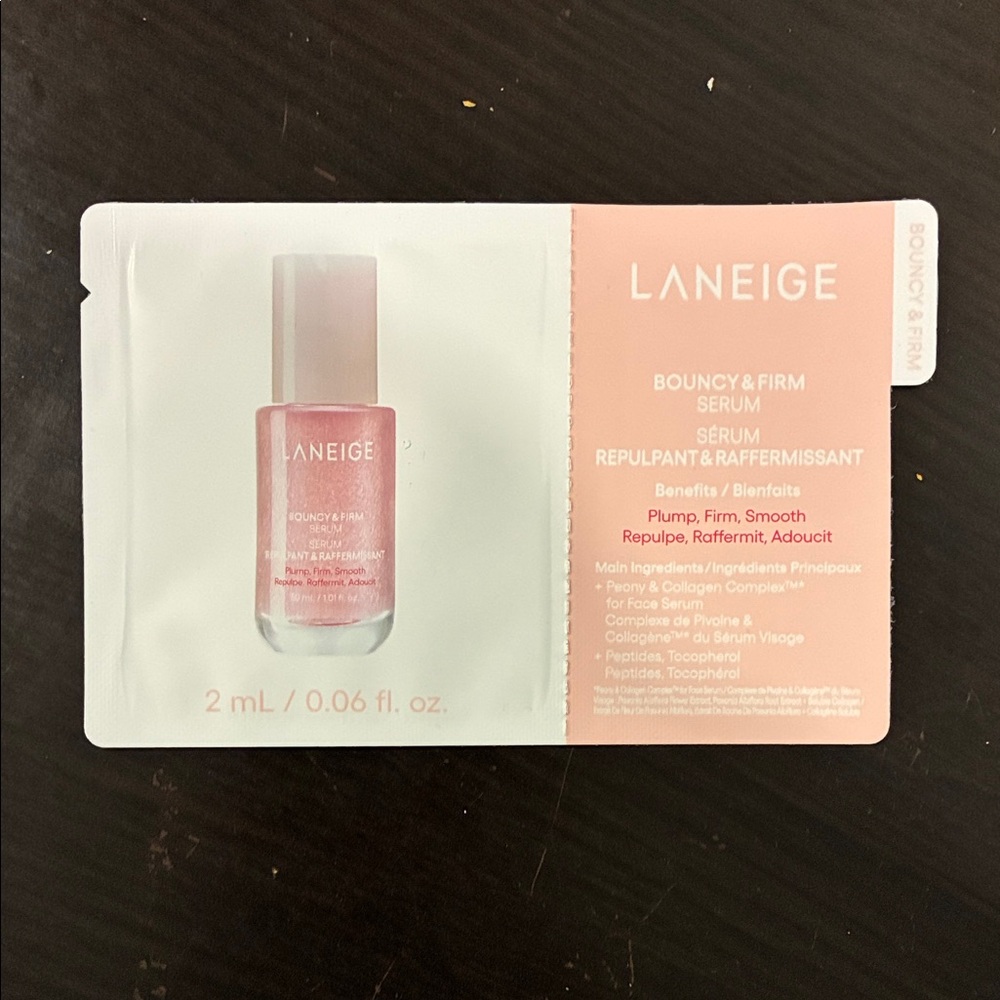 LANEIGE Bouncy & Firm Serum in Pink and White